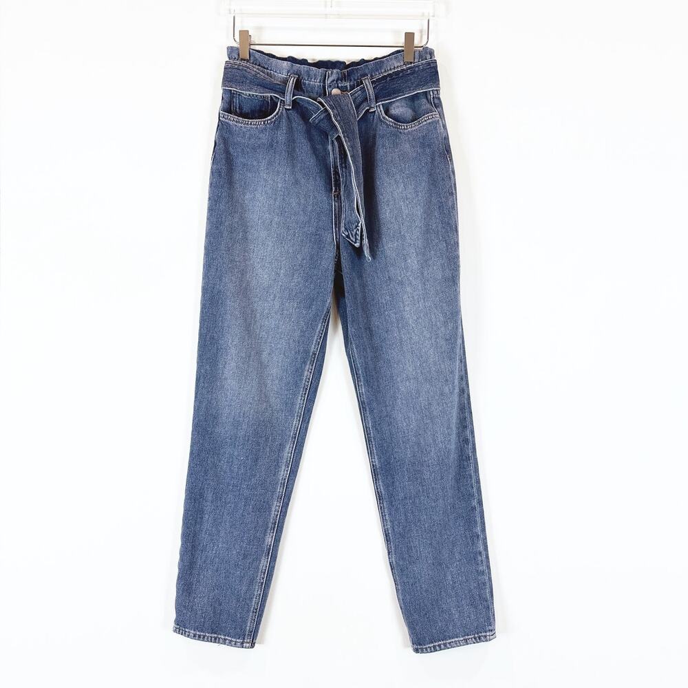 Joe's Jeans Women's The Brinkley High-Rise Belted Jeans Size 28 Tapered Beltedβ